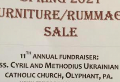 St. Cyrils and Methodius Ukrainian Catholic Church, Olyphant, plans 11th annual fundraiser in April 2021