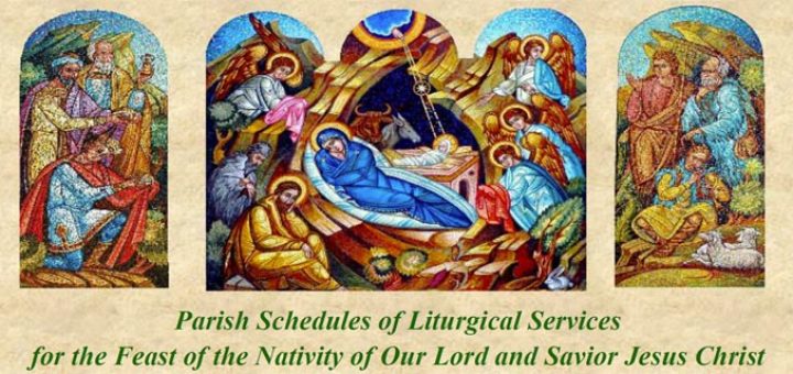Parish Schedules for Christmas