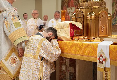 Metropolitan Borys Gudziak ordained a new priest Andriy Rubel
