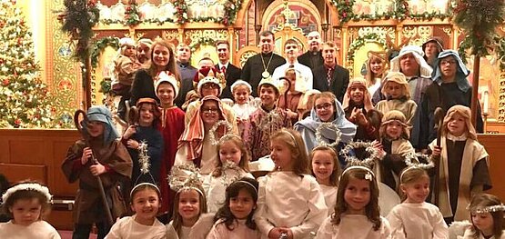 Bishop Andriy Rabiy Attends 15th Annual Candlelight Christmas Pageant