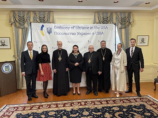 Metropolitan Borys Meets with New Ukrainian Ambassador to United States