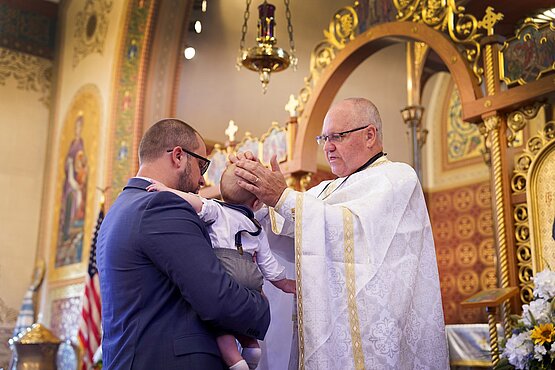 Deacon Paul Spotts ordained a priest at St. Michael Ukrainian Catholic parish in Frackville, PA