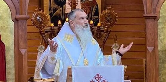 Bishop Benedict Aleksiychuk conducts retreats for the faithful of the Archeparchy